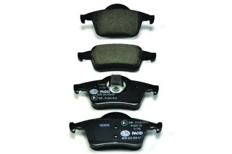 HELLA VOLVO гальмівні колодки задні S60/S80/V70/XC70 HELLA PAGID 8DB 355 008871