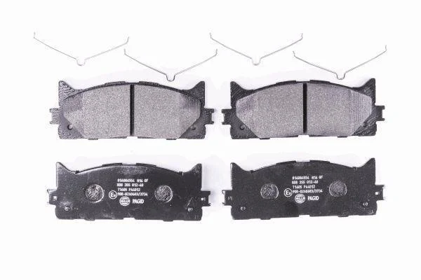 Комплект гальмівних накладок, дискове гальмо HELLA PAGID 8DB 355 012401 (фото 1)