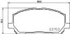HELLA TOYOTA гальмівні колодки передн. Lexus RX 00- HELLA PAGID 8DB 355 011161 (фото 2)