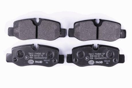 HELLA DB гальмівні колодки задн. Vito 109 /119 14- HELLA PAGID 8DB 355 021761
