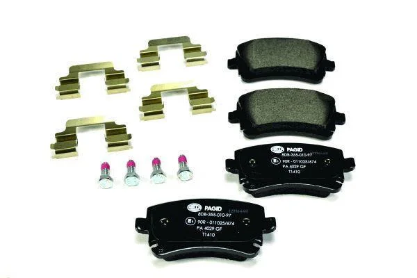 HELLA VW гальмівні колодки задн.Audi A4/6/8,T5 03- HELLA PAGID 8DB 355 010971 (фото 1)