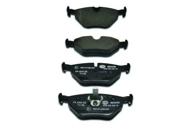 Комплект гальмівних накладок, дискове гальмо HELLA PAGID 8DB 355 008761 (фото 1)