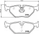 Комплект гальмівних накладок, дискове гальмо HELLA PAGID 8DB 355 008761 (фото 2)