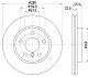 HELLA PRO MINI диск гальмівний передній BMW 2/F45 HELLA PAGID 8DD 355 123481 (фото 1)