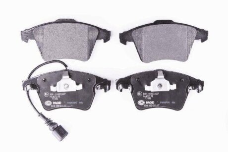 Комплект гальмівних накладок, дискове гальмо HELLA PAGID 8DB 355 011-171