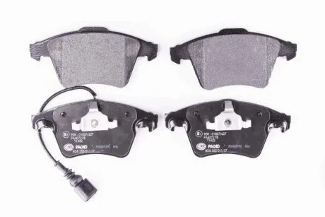 Комплект гальмівних накладок, дискове гальмо HELLA PAGID 8DB 355 011171