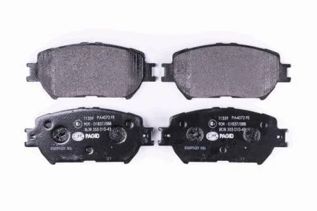 HELLA TOYOTA гальмівні колодки передн. Camry 01- HELLA PAGID 8DB 355 010431