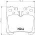 HELLA TOYOTA гальмівні колодки задн.Lexus LS 06- HELLA PAGID 8DB 355 006651 (фото 2)
