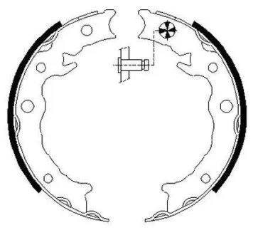 HELLA SUBARU колодки ручного гальма Forester XV HELLA PAGID 8DA 355 051151