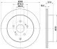 HELLA SUZUKI диск гальм. задн. Grand Vitara 05- HELLA PAGID 8DD 355 116781 (фото 1)
