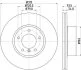 HELLA PRO BMW гальмівний диск передн. 3 E90 07- HELLA PAGID 8DD 355 115381 (фото 1)
