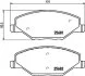 Комплект гальмівних накладок, дискове гальмо HELLA PAGID 8DB 355 020521 (фото 1)