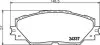Комплект гальмівних накладок, дискове гальмо HELLA PAGID 8DB 355 006871 (фото 2)