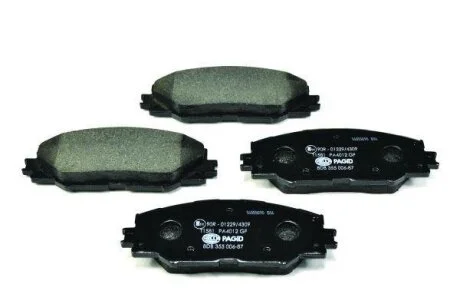 Комплект гальмівних накладок, дискове гальмо HELLA PAGID 8DB 355 006871