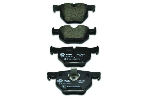 Комплект гальмівних накладок, дискове гальмо HELLA PAGID 8DB 355 010471 (фото 1)