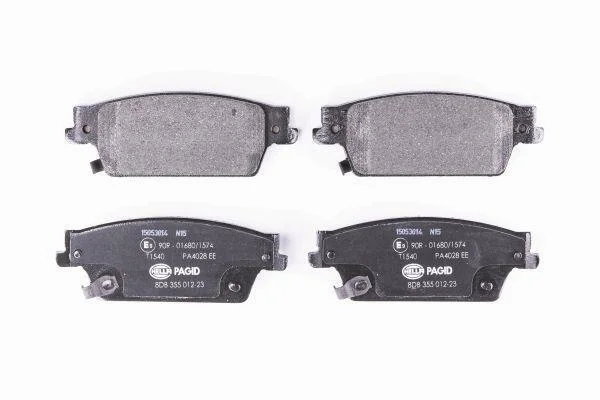 HELLA Cadillac гальмівні колодки SRX 04- HELLA PAGID 8DB 355 012231 (фото 1)