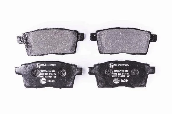 Комплект гальмівних накладок, дискове гальмо HELLA PAGID 8DB 355 013261 (фото 1)