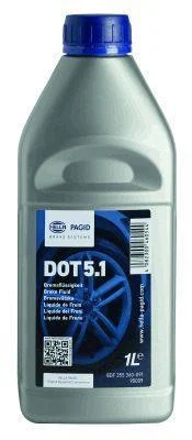Рідина гальмівна DOT 5.1, 1л. HELLA PAGID 8DF 355 360091 (фото 1)