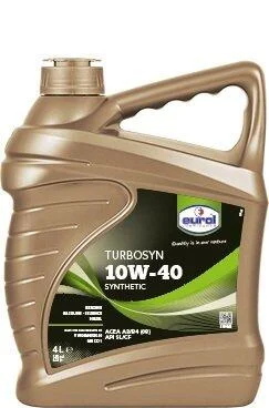 4л Turbosyn 10W-40 масло напівсинт. ACEA A3/B4, API SL/CF, MB229.1, VW500.00/505.00 EUROL 001863 (фото 1)