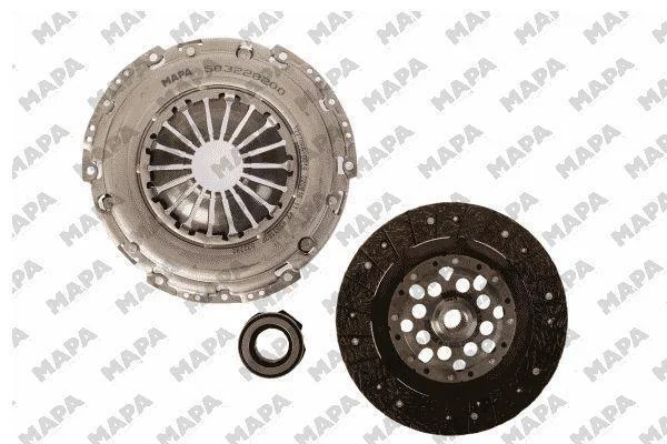 VW К-кт сцепления (228мм) Audi A3,Seat,Skoda Octavia,SuperB,Caddy III,Golf V,VI,Passat,Touran 1.6/2.0TDI 03- MAPA 005228400 (фото 1)