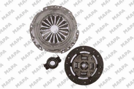 VW К-кт зчеплення (повний) Golf III,Polo,Caddy II 1.4,Vento,Seat Ibiza,Inca 1.4/1.6 92- MAPA 007190600
