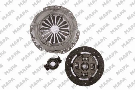 VW К-кт зчеплення (повний) Golf III,Polo,Caddy II 1.4,Vento,Seat Ibiza,Inca 1.4/1.6 92- MAPA 007190600
