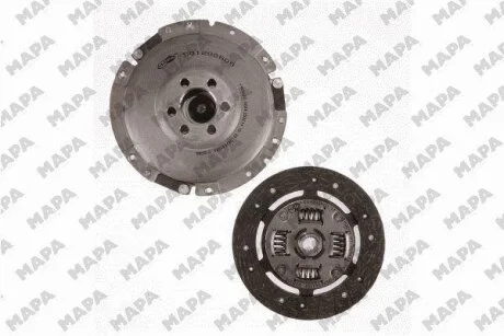 VW К-кт зчеплення (диск+кошик) Golf II,Jetta II,Vento 1.6D /TD 83-,Vento 1.9D 91- MAPA 002200009