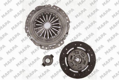 PEUGEOT К-кт зчеплення 205,306,309,405,406,Citroen Berlingo,BX,Xsara 1.6/1.9 87- MAPA 001200900