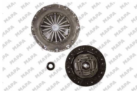 СITROEN К-кт зчеплення (повний) Berlingo,Jumpy,Scudo,Xsara 2.0Hdi 00- 228mm MAPA 000228200