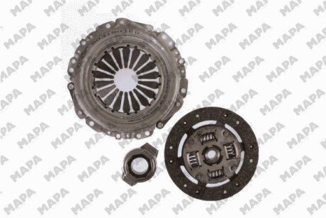 NISSAN К-кт зчеплення (повний) Almera I,Sunny II,III 1.5/1.6,1.7D 86- MAPA 003190900