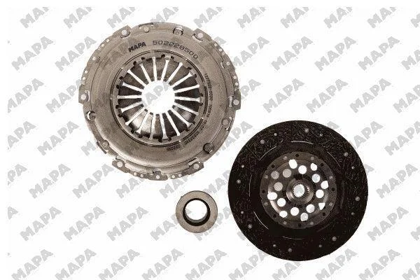 VW К-т сцепления полный(без пружин) Audi A4/6,Passat 1.9TDI 95- MAPA 004228700 (фото 1)