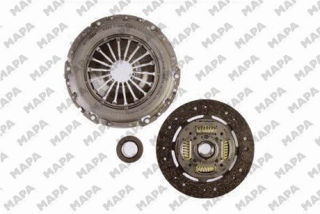 VW К-кт зчеплення (повний) LT 28-46 2.5TDI 99- MAPA 001240400