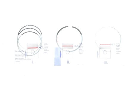 Кільця поршневі NE 120 038 0053 00