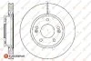HYUNDAI (К-т = 2шт.) гальмівний диск передн.Coupe,i30,Tucson,Kia Carens II,III,Cerato,Magentis,Soul,Ceed,Sportage (280*26) EUROREPAR 1667853680 (фото 1)