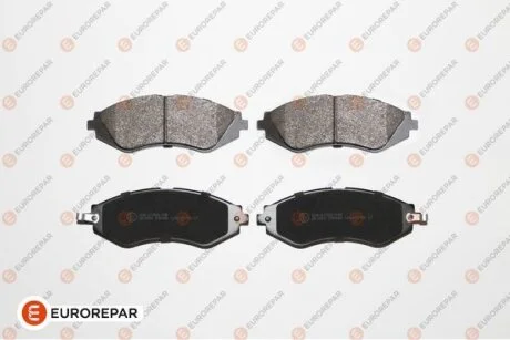 Гальмівні колодки пер. Lacetti/Nubira 97- (Akebomo) (143x52x17) EUROREPAR 1667813480