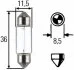 Лампа розжарювання HEAVY DUTY C5W 24V 5W SV 8,58 HELLA 8GM 002 092241
