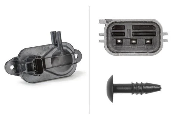 FORD Датчик тиску ВГ C-Max,Focus II,Galaxy,Kuga i,Mondeo IV,Jaguar,Landrover Freelander,Mazda 3/5,Volvo HELLA 6PP 009 409271 (фото 1)