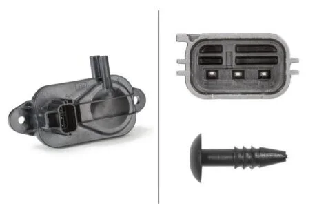 FORD Датчик тиску ВГ C-Max,Focus II,Galaxy,Kuga i,Mondeo IV,Jaguar,Landrover Freelander,Mazda 3/5,Volvo HELLA 6PP 009 409271