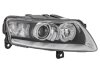 HELLA VW Фара основна Bi-Xenon з мотором,без газоразр.лампи,D2S P21W PY21W W5W прав.Audi A6 04- 1EL 008 881-421