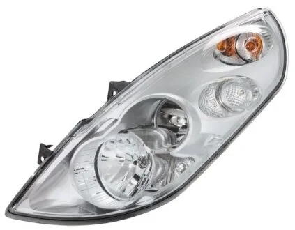 RENAULT фара основна галоген,без мотора,H7/H1 PY21W W5W лів.Master III,Opel Movano B 10- HELLA 1ER 010 117191