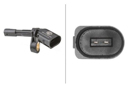 VW Датчик ABS задн.лів.T5, Passat 00-, SKODA Octavia 04-,Superb 08- HELLA 6PU 012 039031
