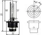 D2S Pk32d-2 12/24V 35W Газорозрядна лампа XENON HELLA 8GS 007 949261