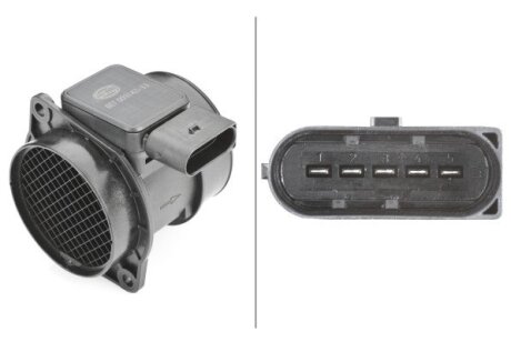 DB Витратомір повітря W203/210 2.0/2.3 00- HELLA 8ET 009 142331