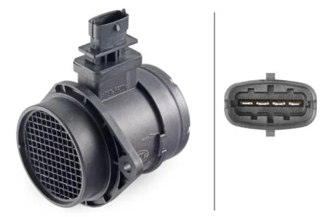 FIAT Витратомір повітря Fiorono 1.3D HELLA 8ET 358 095191
