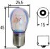 Лампа розжарювання P21W 12V 21W BA 15s Long Life HELLA 8GA 002 073-271 (фото 1)