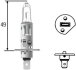 HELLA H1 24V 70W Автолампа HEAVY DUTY 8GH 002 089-251