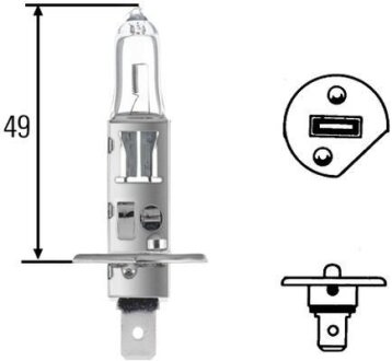 H1 24V 70W Автолампа HEAVY DUTY HELLA 8GH 002 089-251