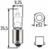 HELLA H6W BAX 9 s 12V 6W автолампа 8GH 007 643-121