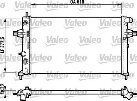Радіатор VALEO 732549
