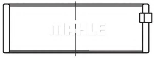 Підшипник колінчатого вала MAHLE / KNECHT 038 HL 20100 025 (фото 1)